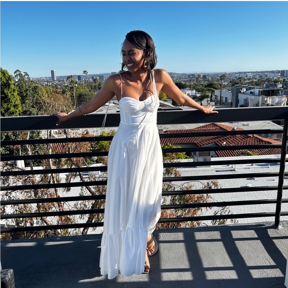 GORGEOUS ZARA NWT Ruffled Poplin Dress ZW Collection - Picture 10 of 16